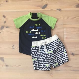 ベビーギャップ(babyGAP)のベビーギャップ 男の子 水着 ラッシュガード セット 80(水着)