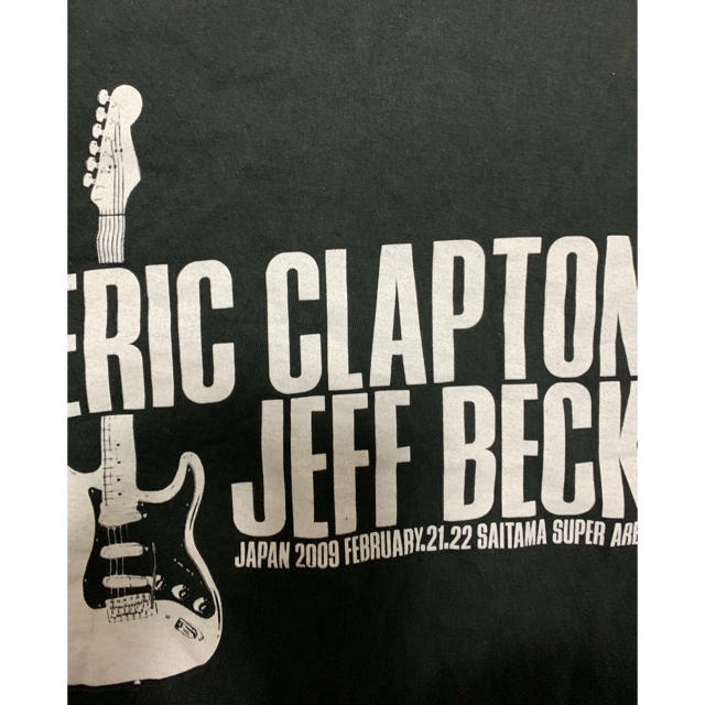 Fender(フェンダー)の激レアMサイズ！ERIC CLAPTON & JEFF BECK来日記念Tシャツ メンズのトップス(Tシャツ/カットソー(半袖/袖なし))の商品写真