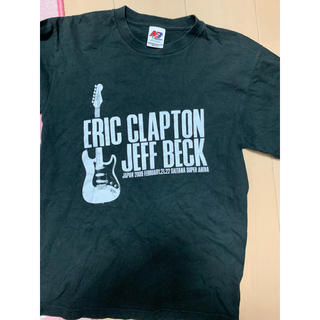 フェンダー(Fender)の激レアMサイズ！ERIC CLAPTON & JEFF BECK来日記念Tシャツ(Tシャツ/カットソー(半袖/袖なし))
