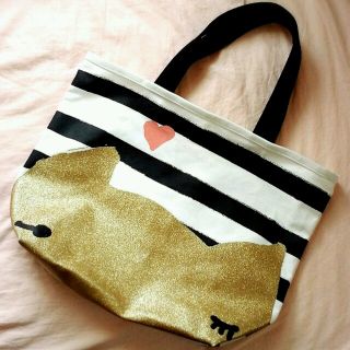 ツモリチサト(TSUMORI CHISATO)のツモリチサト ねこちゃんしましま バッグ(トートバッグ)