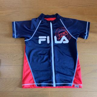 フィラ(FILA)のFILA 半袖 前明きラッシュガード 150(水着)