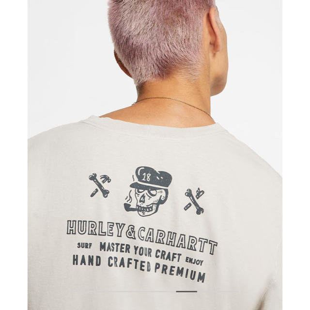 Hurley(ハーレー)の【即完売】ハーレー×カーハート ハンドクラフトTシャツ メンズのトップス(Tシャツ/カットソー(半袖/袖なし))の商品写真