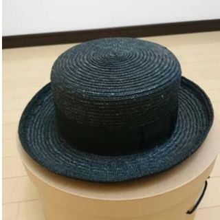 ヴィヴィアンウエストウッド(Vivienne Westwood)のtea kit gallery MAD HATTER ストロー ジョンブル 黒(ハット)