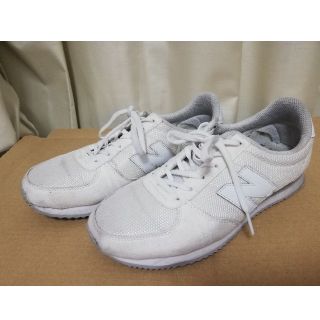 ニューバランス(New Balance)のニューバランス　白スニーカー23.5センチ(スニーカー)