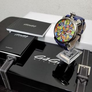 ガガミラノ(GaGa MILANO)のガガミラノ　腕時計　モザイク文字盤　美品☆　16年購入(腕時計(アナログ))