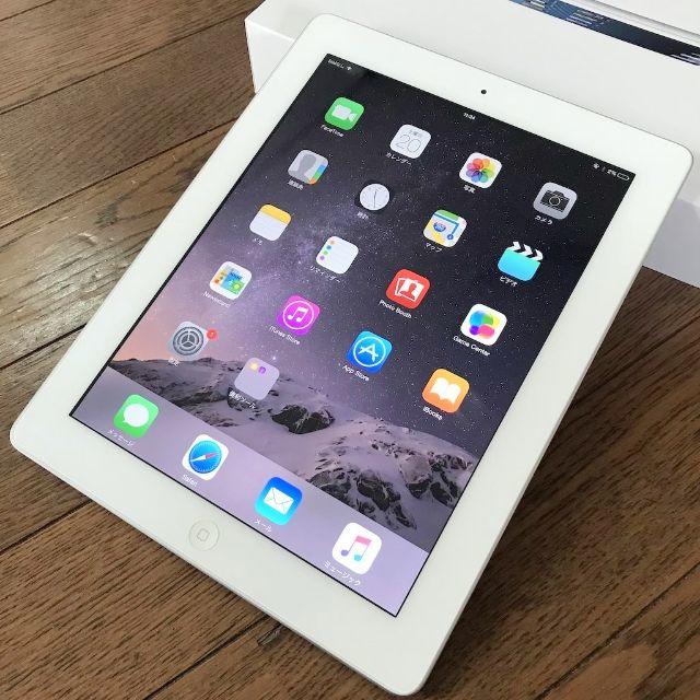 Apple(アップル)の第4世代iPad White Wifi+Cellularモデル 16GB スマホ/家電/カメラのPC/タブレット(タブレット)の商品写真