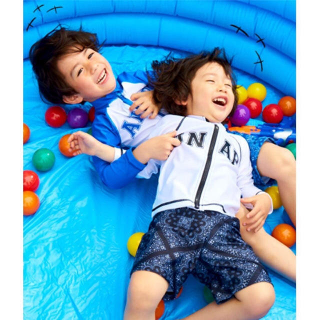 ANAP Kids(アナップキッズ)のANAP KIDS ペイズリースイムウエア キッズ/ベビー/マタニティのキッズ服男の子用(90cm~)(水着)の商品写真