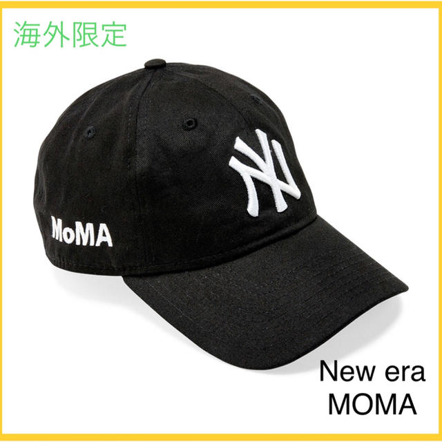 コットンカラー新品 US限定 MOMA x Yankees New Era Cap ブラック