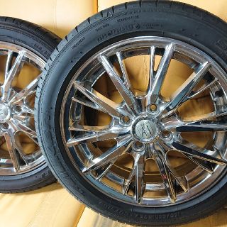 ジュン様専用165/55R15 中古アルミホイールタイヤ4本セットです(タイヤ・ホイールセット)