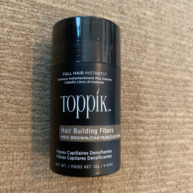 TOPPIK 話題の髪用ヘアファンデーション 薄毛 簡単頭皮隠れる粉末パウダー  コスメ/美容のヘアケア/スタイリング(スカルプケア)の商品写真