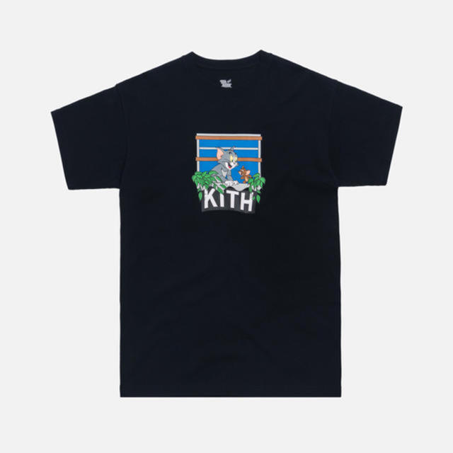 KITH X TOM & JERRY HANG OUT TEE Black L