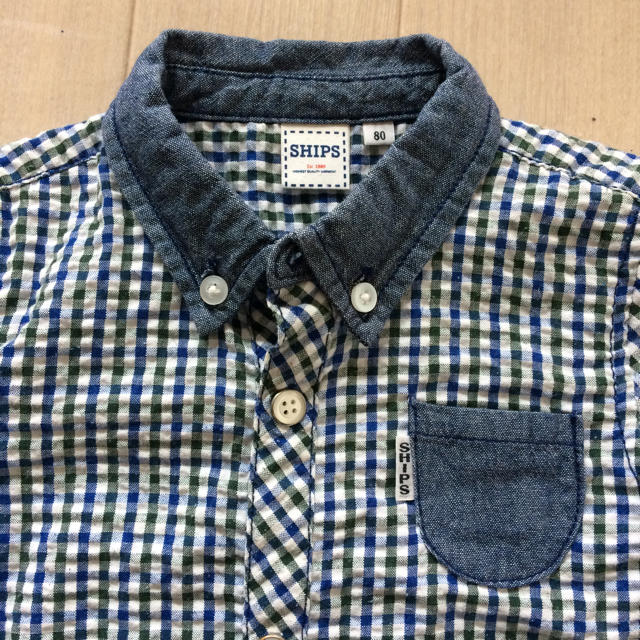 SHIPS KIDS(シップスキッズ)のSHIPS ロンパース 中古 キッズ/ベビー/マタニティのベビー服(~85cm)(ロンパース)の商品写真