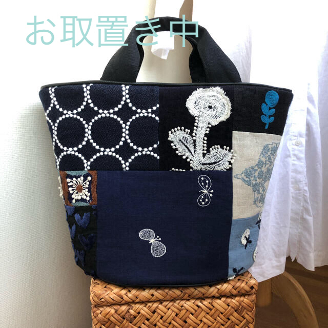 【専用】ミナ ペルホネン生地使用✤ハンドメイド✤ バスケットバッグ