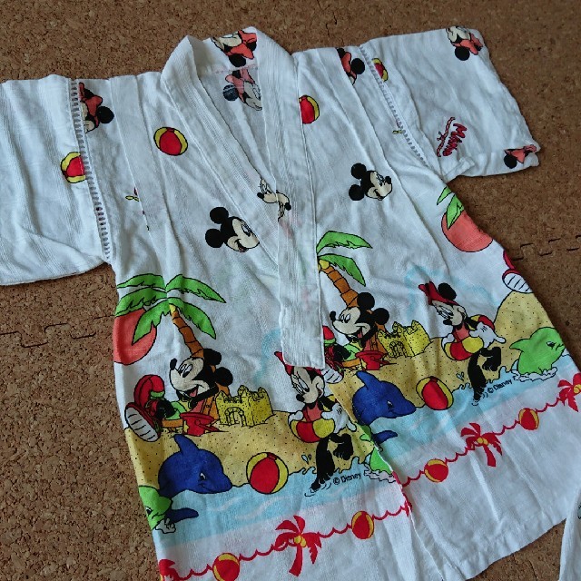 Disney(ディズニー)のミッキー甚平 キッズ/ベビー/マタニティのキッズ服男の子用(90cm~)(甚平/浴衣)の商品写真