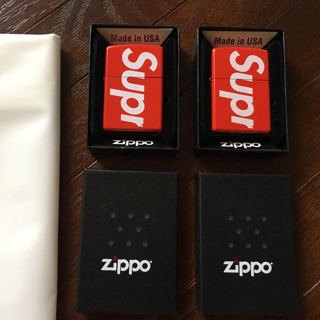 Supreme(シュプリーム)のSUPREME ZIPPO 2個 セット メンズのファッション小物(タバコグッズ)の商品写真