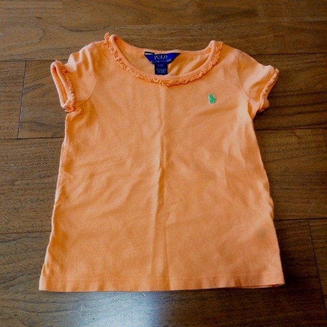 POLO RALPH LAUREN(ポロラルフローレン)のPOLO RALPH LAUREN(ポロラルフローレン)のTシャツ☆オレンジ4T キッズ/ベビー/マタニティのキッズ服女の子用(90cm~)(Tシャツ/カットソー)の商品写真