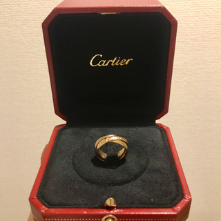 カルティエ(Cartier)のこまめ様専用★Cartierカルティエ美品トリニティリング3連 5号45(リング(指輪))