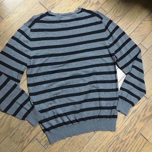 BEAMS(ビームス)の美品BEAMS　ボーダーニット　カットソー　ビームス メンズのトップス(ニット/セーター)の商品写真