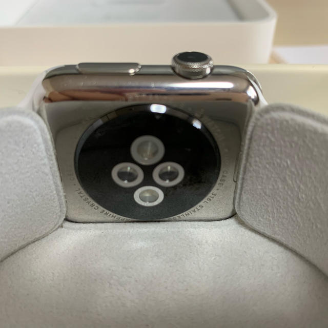 Apple Watch(アップルウォッチ)の初代 Apple Watch 42mm ステンレス シルバー メンズの時計(腕時計(デジタル))の商品写真