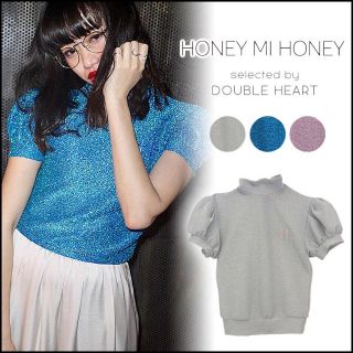 ハニーミーハニー(Honey mi Honey)のHONEYMIHONEY グリッタートップス(その他)