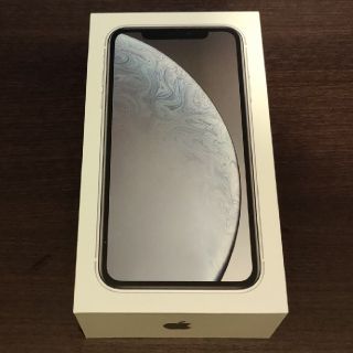 au iPhone XR ホワイト 64GB SIMフリー 新品 白(スマートフォン本体)