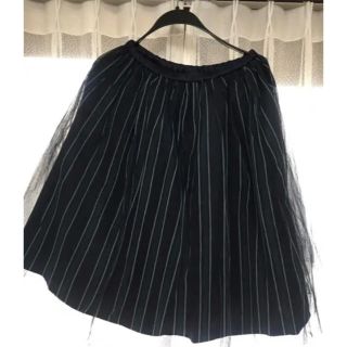 ダブルクローゼット(w closet)のW closet スカート プリーツスカート チュールスカート(ひざ丈スカート)