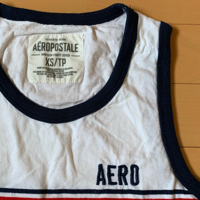 AEROPOSTALE(エアロポステール)のAEROPOSTALE タンクトップ XS ホワイト メンズのトップス(タンクトップ)の商品写真