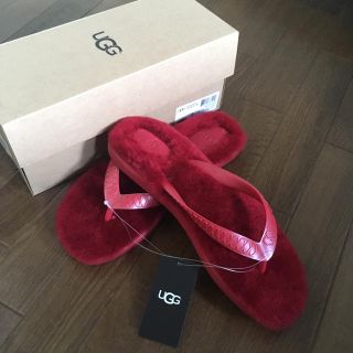 ミラオーウェン(Mila Owen)のUGG ムートンビーチサンダル限定(ビーチサンダル)