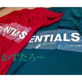 フィアオブゴッド(FEAR OF GOD)の2枚セット FOG Essentials Mesh T-Shirt 赤 / 緑(Tシャツ/カットソー(半袖/袖なし))