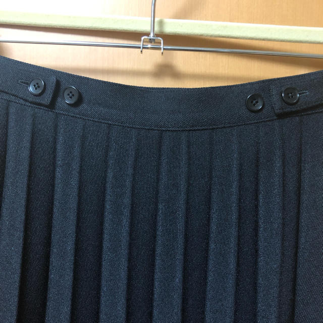 BEAMS BOY(ビームスボーイ)のBEAMS BOY  プリーツスカート  黒 レディースのスカート(ロングスカート)の商品写真