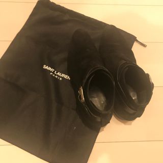 サンローラン(Saint Laurent)のsaint laurent  スウェードウエスタンブーツ 41(ブーツ)