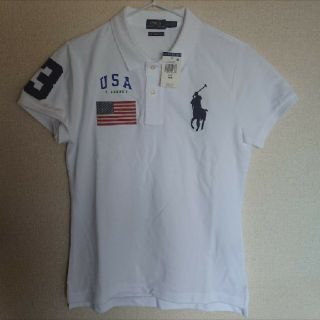 ポロラルフローレン(POLO RALPH LAUREN)の新品☆ラルフローレンポロシャツusサイズM(ポロシャツ)