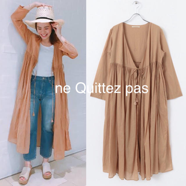 極美品⭐️ne Quittez pas／ヌキテパ カシュクール ワンピース