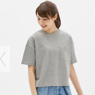 ジーユー(GU)の新品タグ付✳︎GU ヘビーウェイトT グレー(Tシャツ(半袖/袖なし))