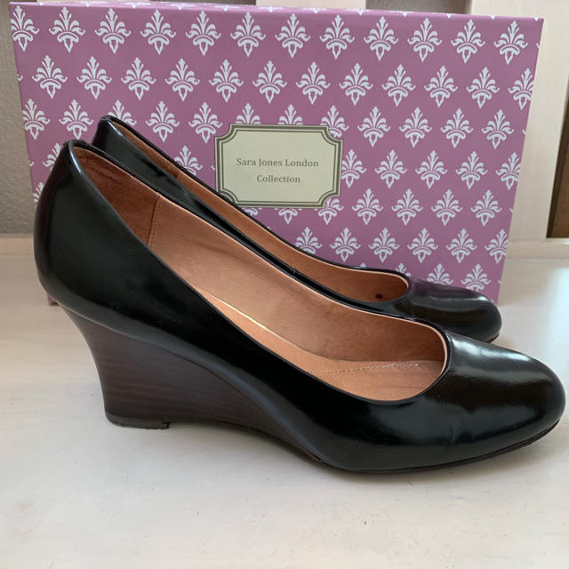 Sara Jones London(サラジョーンズロンドン)のサラジョーンズ SaraJonesLondon ウェッジソール パンプス 23 レディースの靴/シューズ(ハイヒール/パンプス)の商品写真