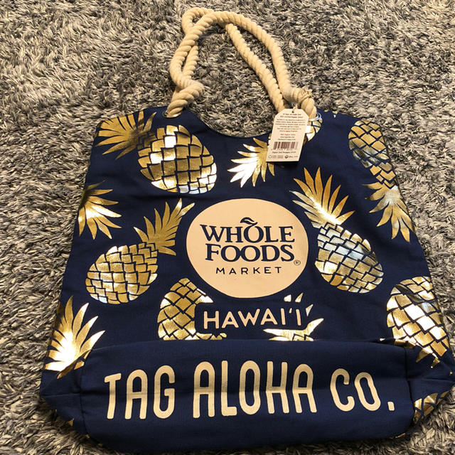 Hawaii ハワイ ホールフーズマーケット エコバッグ トートバッグ レディースのバッグ(エコバッグ)の商品写真