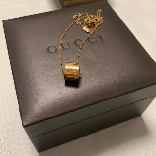 グッチ(Gucci)のななみ様専用ページ ⚠️グッチ アイコン ネックレス k18 PG 中古(ネックレス)