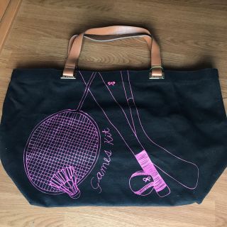 アニヤハインドマーチ(ANYA HINDMARCH)の[未使用]Anya Hindmarch キャンバスxレザー☆トートバック(トートバッグ)