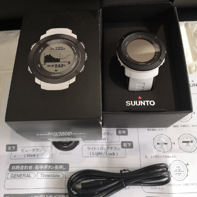 Suunto 新品未使用 スント アンビット３ バーティカル ホワイト 箱 保証書付きの通販 By まさくん S Shop スントならラクマ