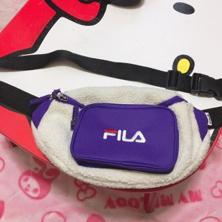 フィラ(FILA)のFILAウエストポーチ ボアショルダーバッグ(ボディバッグ/ウエストポーチ)