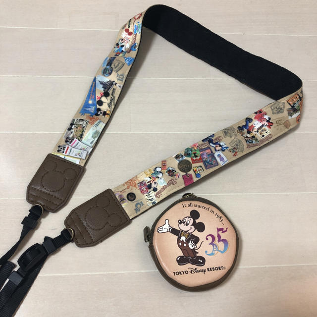 Disney(ディズニー)のカメラストラップ ディズニー35周年 スマホ/家電/カメラのカメラ(その他)の商品写真