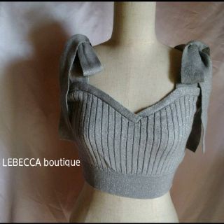 lebecca boutique　リボンビスチェ　お買い得品(キャミソール)