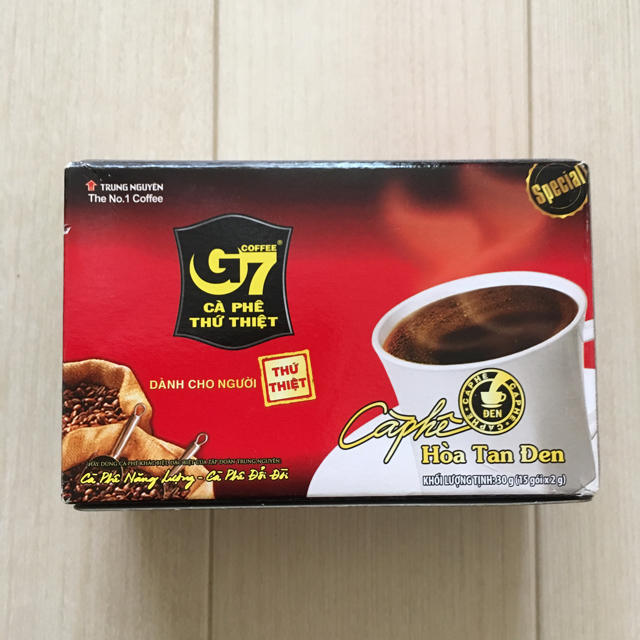 ベトナムコーヒー G7 15袋（各2g）1箱セット 食品/飲料/酒の飲料(コーヒー)の商品写真