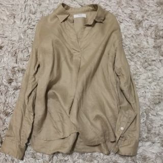 ユニクロ(UNIQLO)のユニクロ♡プレミアムリネンスキッパーシャツ(シャツ/ブラウス(長袖/七分))