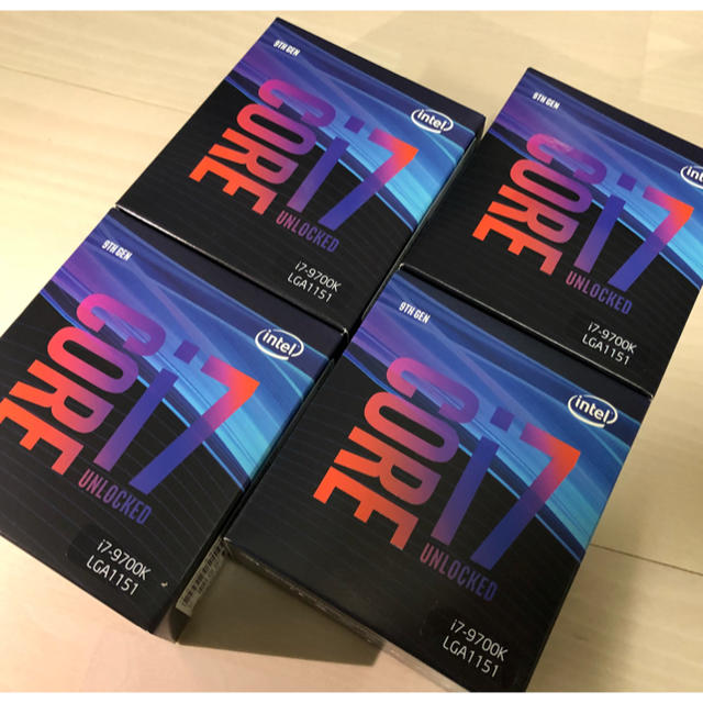 人気定番の 9700K Intel 新品 付き 納品書 未使用 PCパーツ 人気定番の 9700K Intel 新品 付き 納品書 未使用 PCパーツ