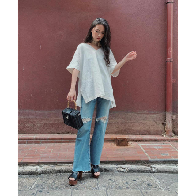 moussy HW RIPPED FLARE