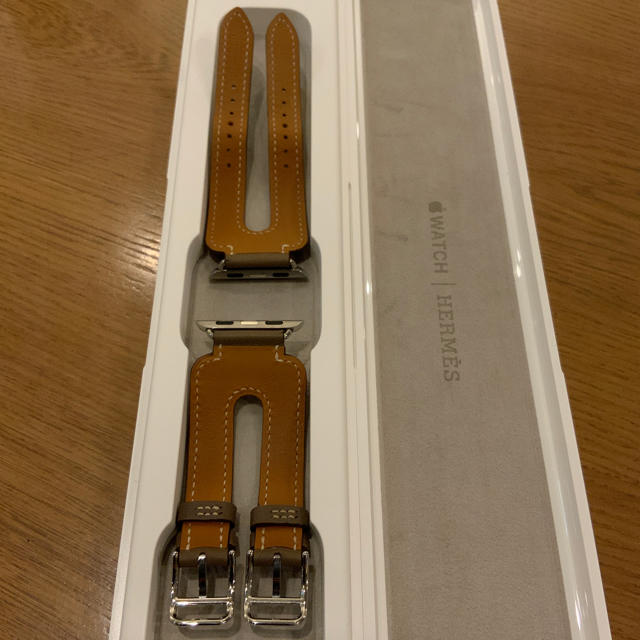 新品 アップルウォッチ　40mm 本革ベルト　エルメス　エトゥープ　hermes