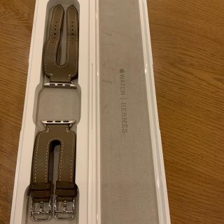 エルメス(Hermes)の(正規品) Apple Watch エルメス ダブルバックルカフ エトゥープ(レザーベルト)