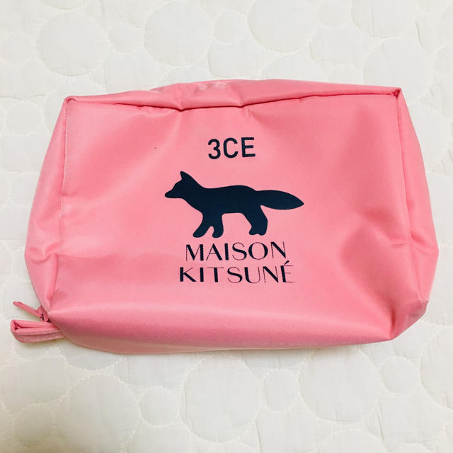 MAISON KITSUNE'(メゾンキツネ)の[明日までお値下げ]メゾンキツネ ポーチ 3CE コラボ スタイルナンダ レディースのファッション小物(ポーチ)の商品写真