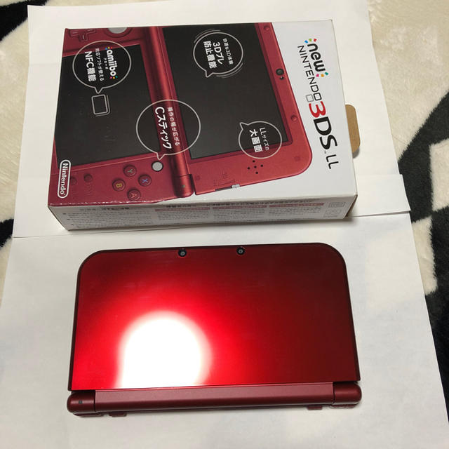 任天堂 new 3DS LL  本体 メタリックレッド